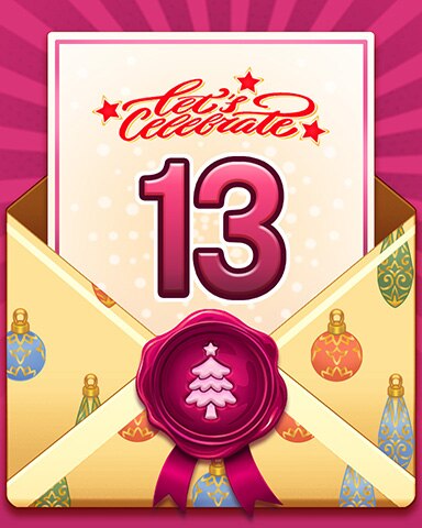 Happy Holidays 13 Badge - Dice City Roller HD