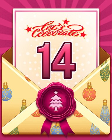 Happy Holidays 14 Badge - Boggle Bash 2