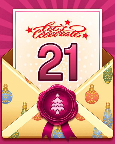 Happy Holidays 21 Badge - Thousand Island Solitaire HD