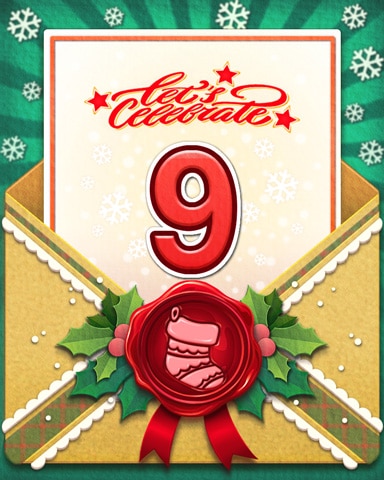 Joyful Holiday 9 Badge - Trizzle