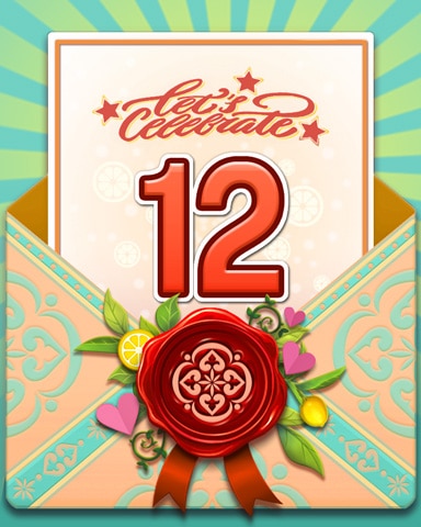 Mother's Day Garden 12 Badge - Peggle Blast HD