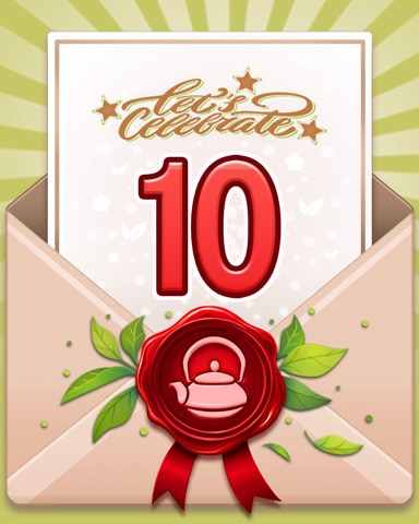 Mother's Day Tea 10 Badge - Sweet Tooth Town