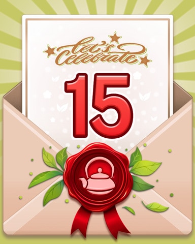 Mother's Day Tea 15 Badge - First Class Solitaire HD