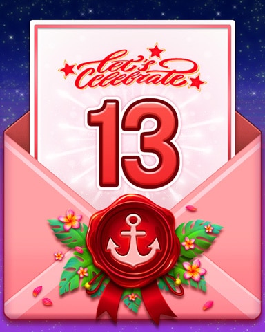 Birthday Cruise 13 Badge - Snowbird Solitaire
