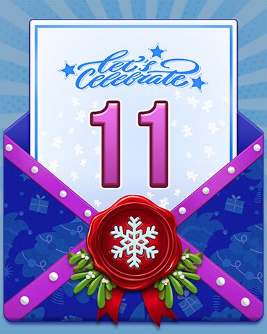 New Year Celebration 11 Badge - Canasta HD