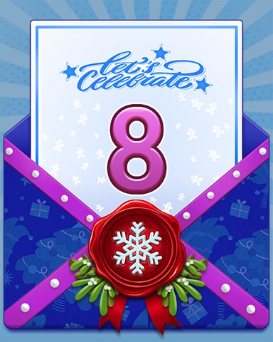 New Year Celebration 8 Badge - MONOPOLY Sudoku