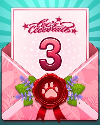 A Pet Lover's 3 Badge - Solitaire Home Story
