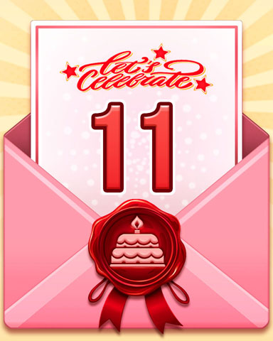 22nd Anniversary 11 Badge - Pogo Daily Sudoku