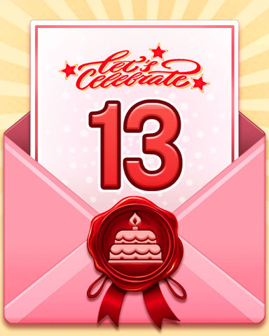 22nd Anniversary 13 Badge - Snowbird Solitaire