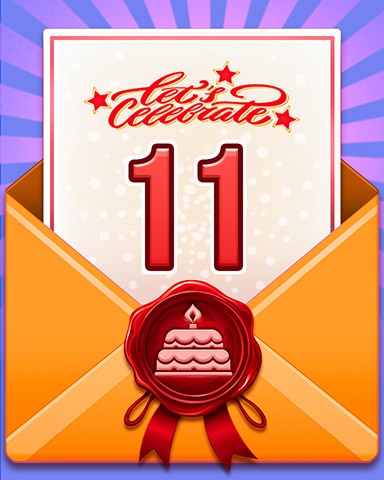 Pogo 24th Birthday Cake 11 Badge - Spades HD