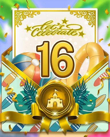 Pogo 25th Birthday 16 Badge - Pogo™ Daily Sudoku