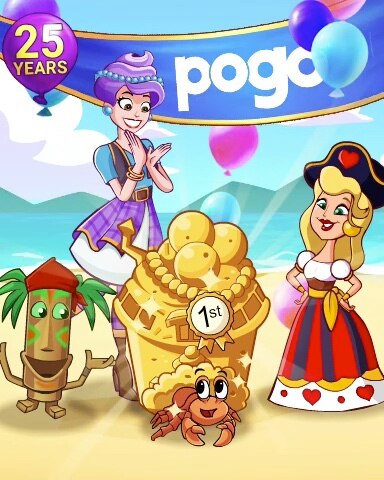 Pogo 25th Birthday Reward Badge