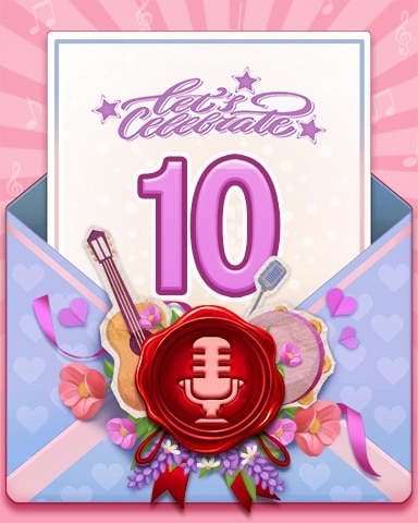 Private Concert Celebration 10 Badge - First Class Solitaire HD