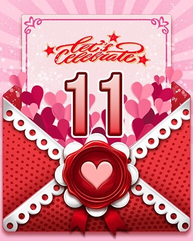 Love's Aflutter 11 Badge - Thousand Island Solitaire HD