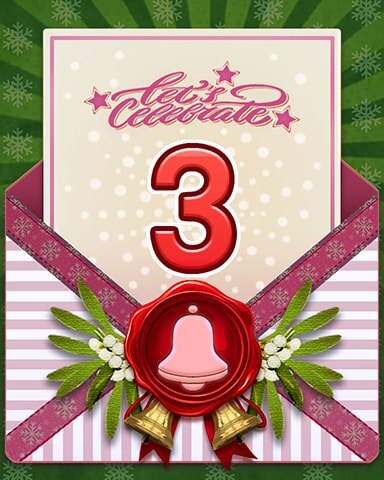 Holiday Ball 3 Badge - Jet Set Solitaire