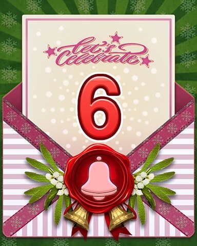 Holiday Ball 6 Badge - Jet Set Solitaire