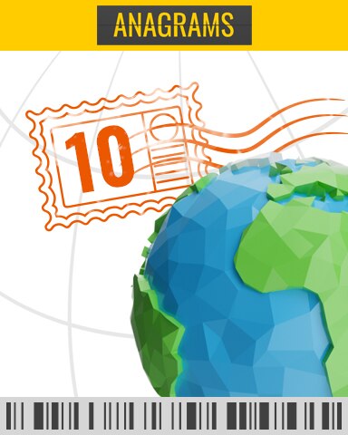 Jetsetter Challenge 10 Badge - Anagrams Jetsetter Challenge 10 Badge - Anagrams
