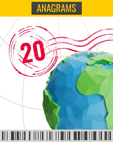 Tailwind Challenge 20 Badge - Anagrams Tailwind Challenge 20 Badge - Anagrams