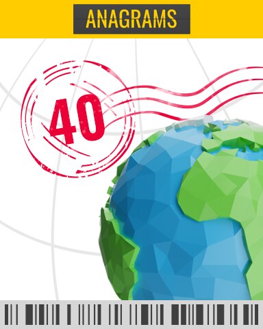 Tailwind Challenge 40 Badge - Anagrams Tailwind Challenge 40 Badge - Anagrams