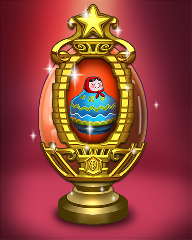 Golden Nesting Egg Badge - Trizzle