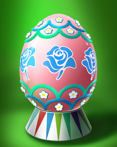 Blue Rose Egg Badge - StoryQuest