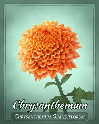 Chrysanthemum Badge - Pogo™ Sudoku