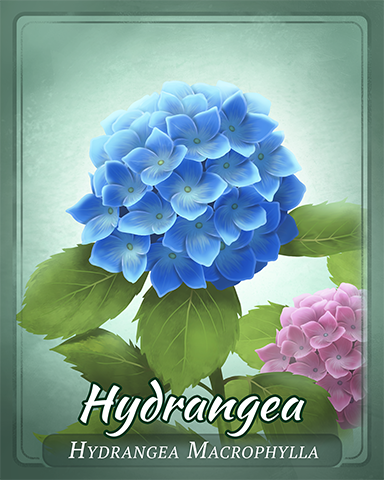 Hydrangea Badge - Mahjong Garden HD