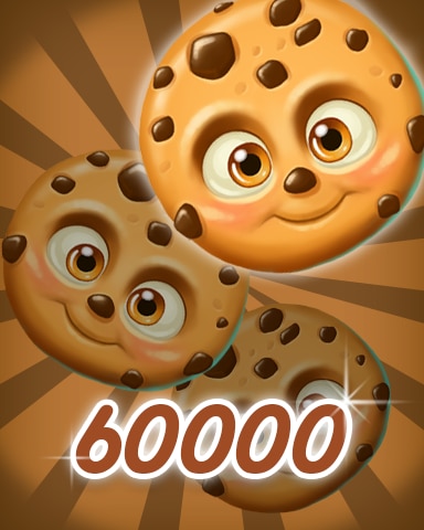 Brown Cookie 60000 Badge - Cookie Connect