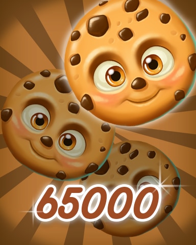 Brown Cookie 65000 Badge - Cookie Connect