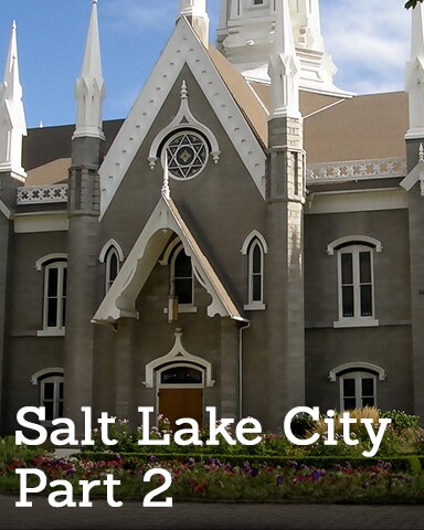 Salt Lake City Part 2 Badge - Cross Country Adventure