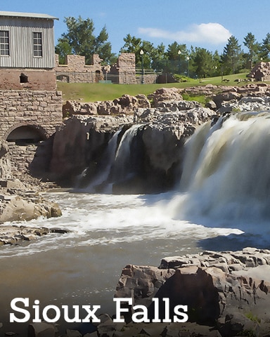 Sioux Falls Badge - Cross Country Adventure