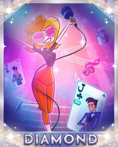 Kim On The Mic Diamond Badge - Canasta HD Kim On The Mic Diamond Badge - Canasta HD