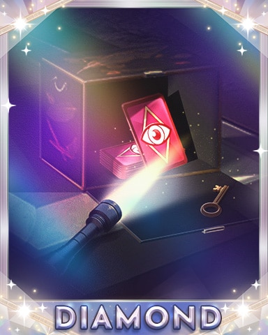 Box Of Cards Diamond Badge - Claire Hart: Secret In The Shadows