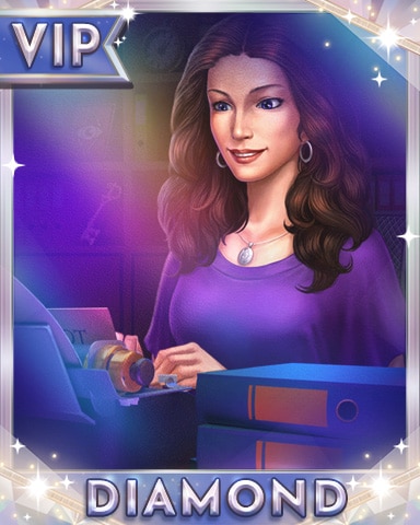 Claire The Writer Diamond Badge - Claire Hart: Secret In The Shadows