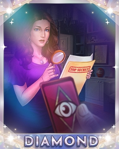 Surprise Card Diamond Badge - Claire Hart: Secret In The Shadows