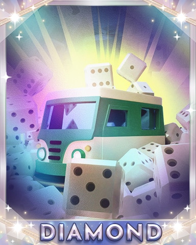 Dicey Driving Diamond Badge - Dice City Roller HD