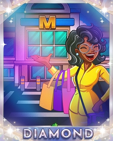 Mall Shopping Diamond Badge - Dice City Roller HD Mall Shopping Diamond Badge - Dice City Roller HD