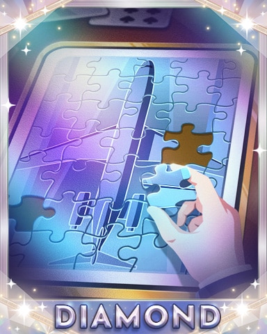 Plane Old Puzzle Diamond Badge - First Class Solitaire HD