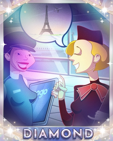 Thinking Paris Diamond Badge - First Class Solitaire HD