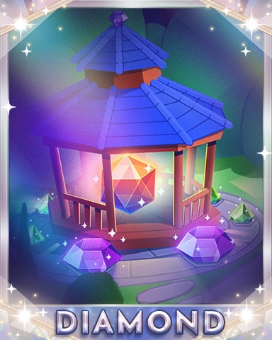 Glowing Gazebo Diamond Badge - Jewel Academy