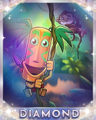 Monkey Around Diamond Badge - Jungle Gin HD