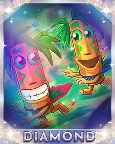 Tiki Tikes Diamond Badge - Jungle Gin HD Tiki Tikes Diamond Badge - Jungle Gin HD