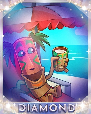 Drink By The Beach Diamond Badge - Jungle Gin HD Drink By The Beach Diamond Badge - Jungle Gin HD