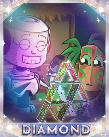 Stacking The Deck Diamond Badge - Jungle Gin HD