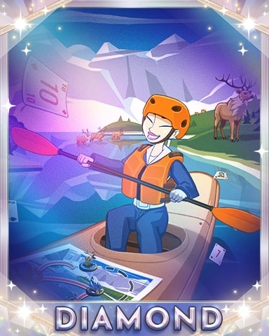 The Kayak Set Diamond Badge - Jet Set Solitaire The Kayak Set Diamond Badge - Jet Set Solitaire