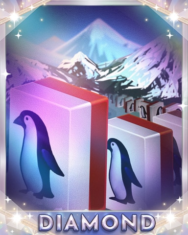 Marching Penguins Diamond Badge - Mahjong Safari HD