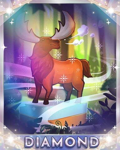 Mighty Elk Diamond Badge - Mahjong Safari HD