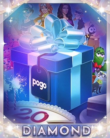 Pogo 20th Birthday Diamond Badge - Pogo™ Daily Sudoku