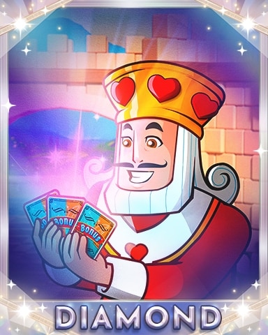 King Hearts Bonus Diamond Badge - Payday Freecell HD King Hearts Bonus Diamond Badge - Payday Freecell HD