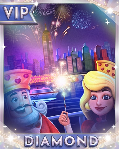 Royal Fireworks Diamond Badge - Payday Freecell HD